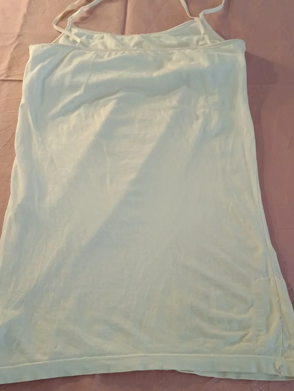 Aeropostale Set of 3 Girl M-L Cami Top Built-In-Bra Eyelet Stretch Cotton Blue/W